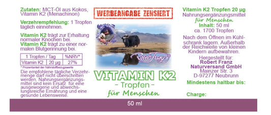Vitamin K2 - Tropfen