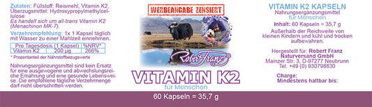 Vitamin K2 - Kapseln